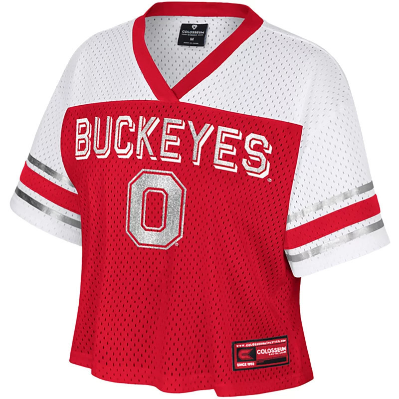 Colosseum Athletics Women's Ohio State Posh Football Jersey | Academy Sports + Outdoors