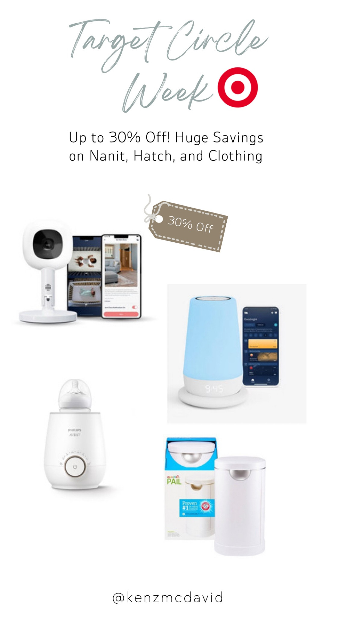 Make sure to check the prices in the Target App but select baby gear is 30% off. Also, Target will do price adjustments if the price drops within 2 weeks of purchase  