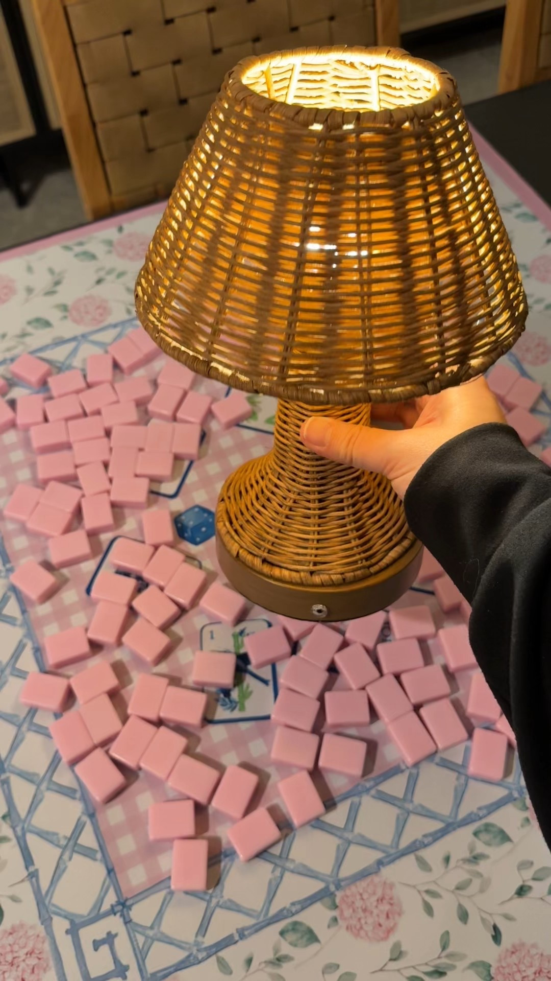 The perfect lamp for Mahjong! ✨

rattan lamp, rechargeable lamp, small lamp, Mahjong accessories, table lamp, bookshelf lamp, coastal, wicker lamp, Target

#LTKFindsUnder50 #LTKHome #LTKFindsUnder100