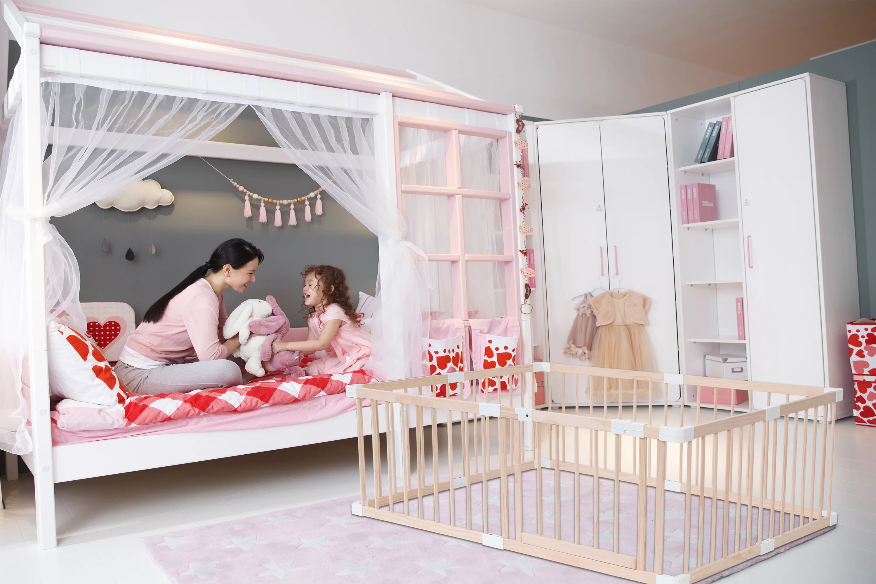 Baby Natural Wooden playpen and Safety gate | Walmart (US)