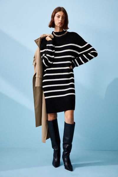 Rib-knit dress | H&M (UK, MY, IN, SG, PH, TW, HK)