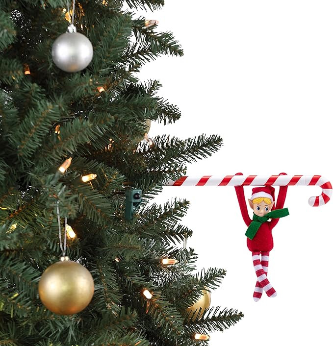 Mr. Christmas 6" Animated Candy Cane Elf Acrobat, Spinning & Musical Tree Topper | Amazon (US)