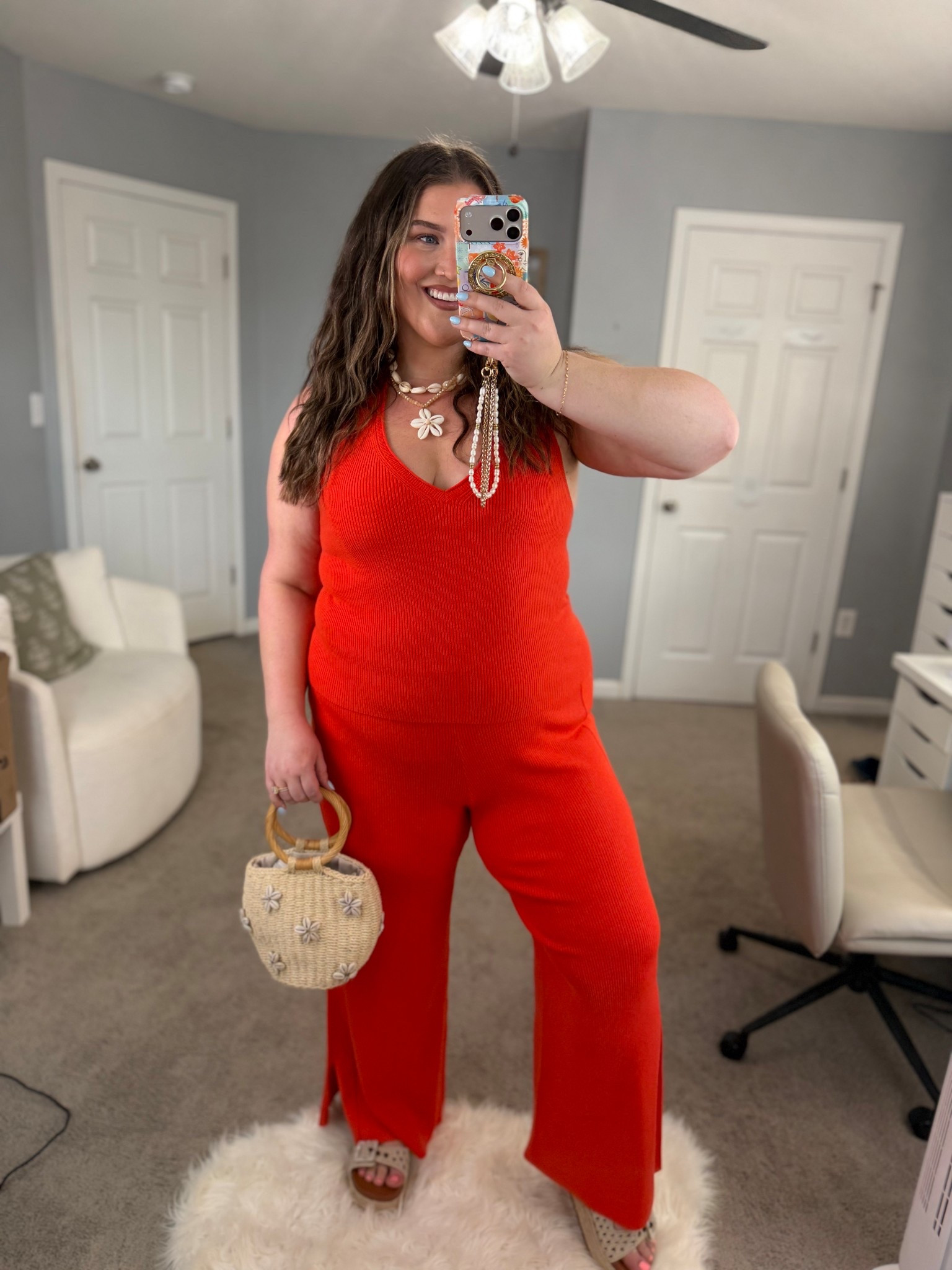 This color is truly a favorite of mine this year 🔥 Hot red orange that makes me feel so confident. Love this matching set from @Aerie styled for vacation. Wearing a size XL

#LTKootd #LTKSeasonal #LTKPlusSize