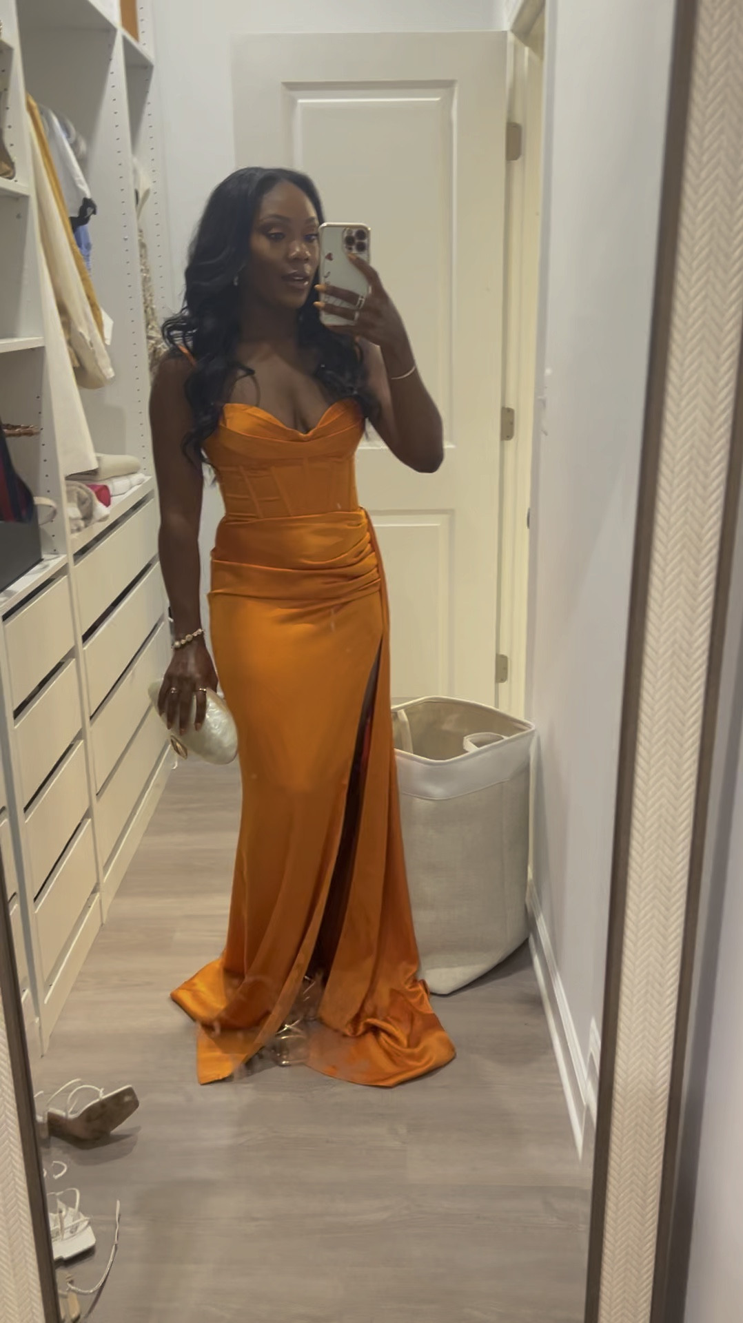 The black dress for a black tie event. I am wearing a size small, I'm 5’3. 

#LTKWedding #LTKSeasonal #LTKVideo