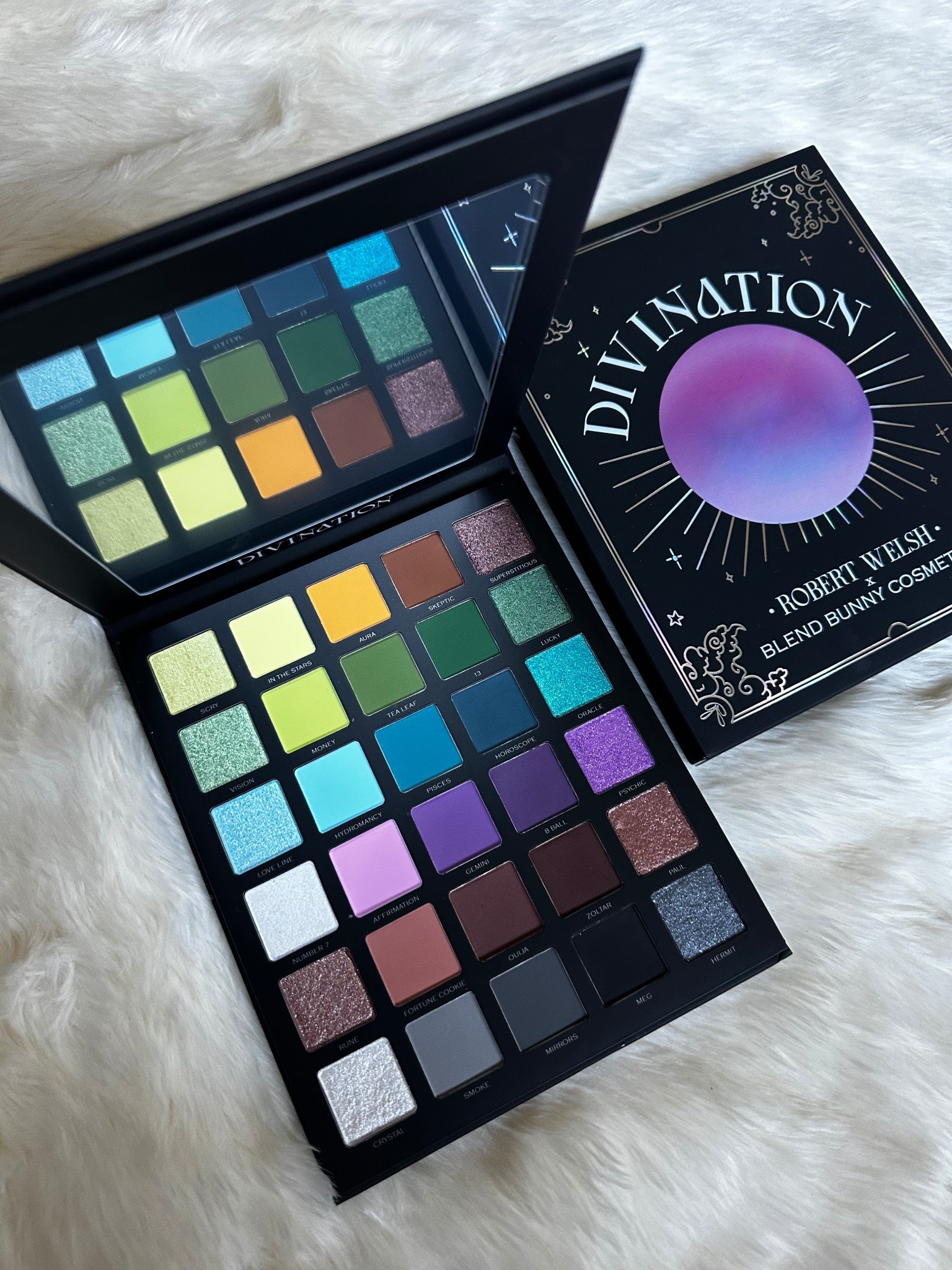 Blend Bunny Cosmetics x Robert Welsh Divination Palette collaboration eyeshadow palette. Vegan & Cruelty Free

#LTKBeauty #LTKGiftGuide #LTKFindsUnder50