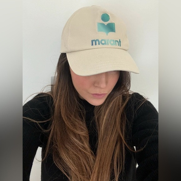 NWT Isabel Marant Cotton "TYRON" Baseball Cap With Logo Embroidery | Poshmark