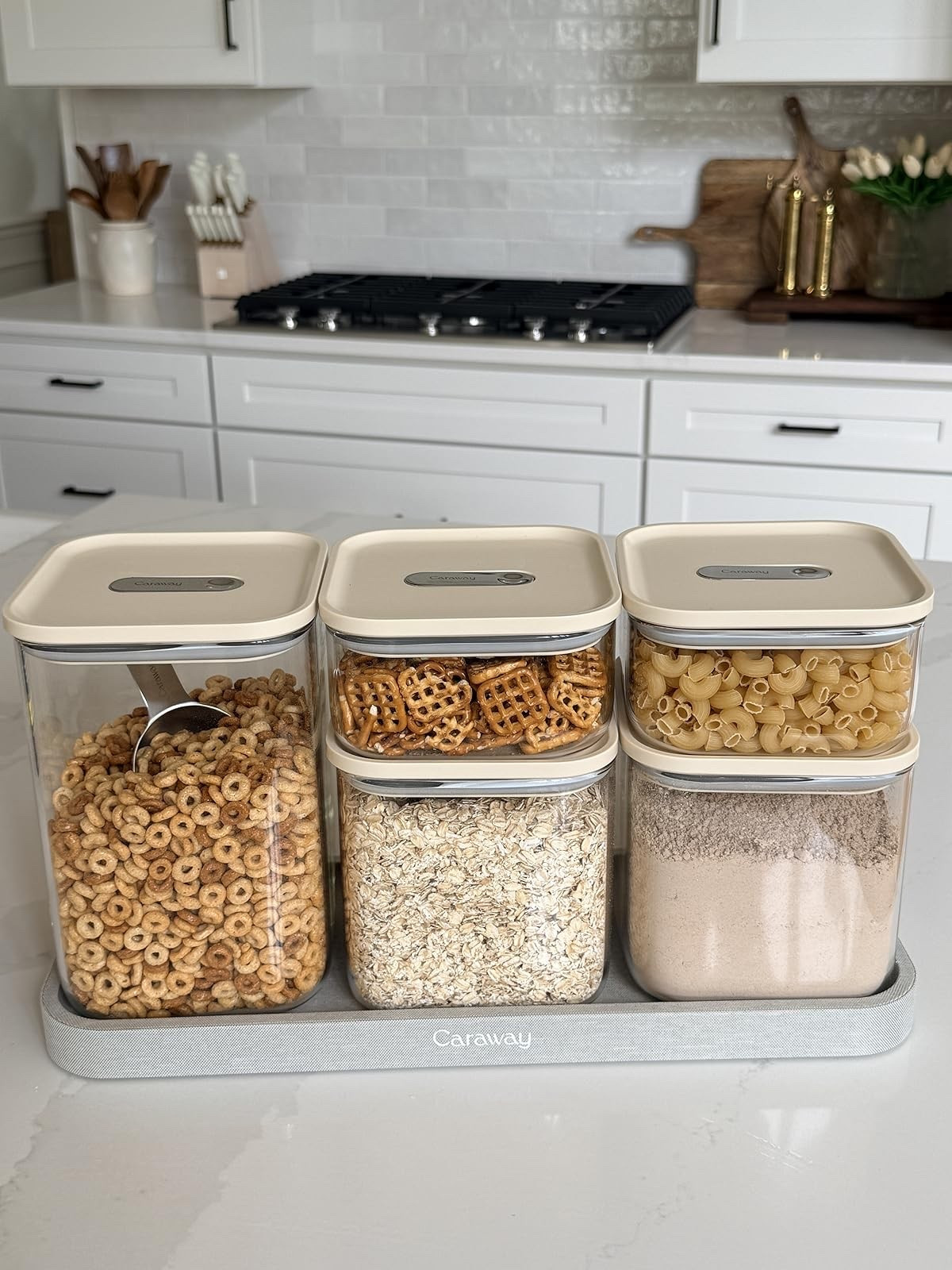 My new go-to for pantry organization! These airtight containers are a game-changer for keeping dry goods fresh. #pantryorganization #kitchenstorage

#LTKHome #LTKdayinmylife #LTKfoodie