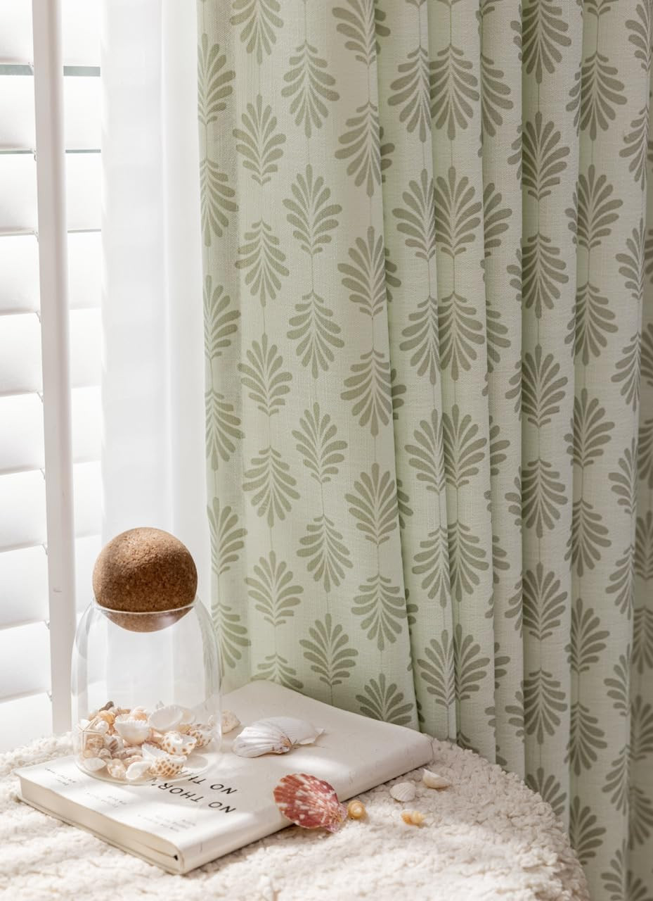 Linen Blend Pinch Pleated Curtains for Living Room, Bedroom, Dining Room - Light Filtering Curtai... | Amazon (US)