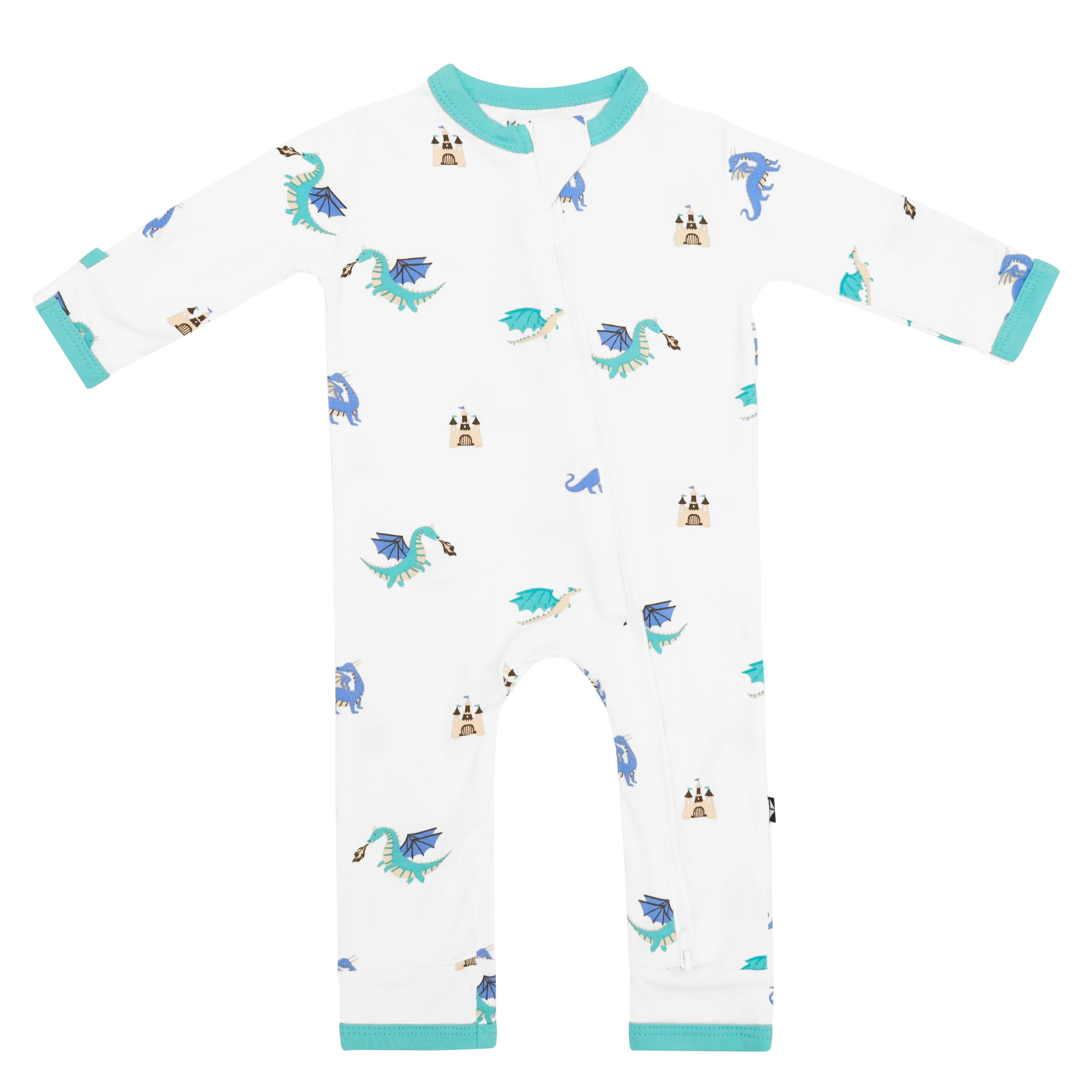 Zippered Romper in Dragon | Kyte BABY