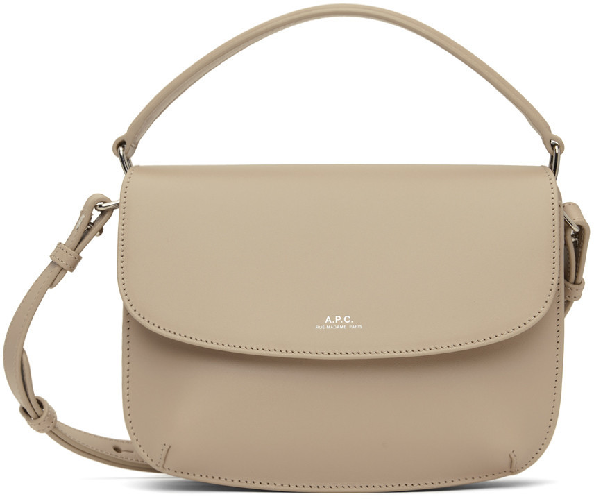 A.P.C. Beige Sarah Mini Bag | SSENSE