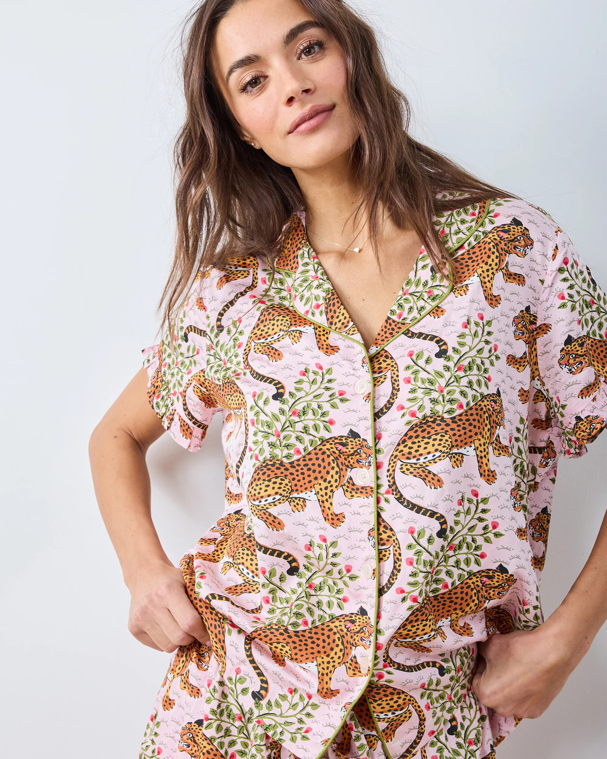 Bagheera - Eco Satin Ruffle Set - Blush | Printfresh