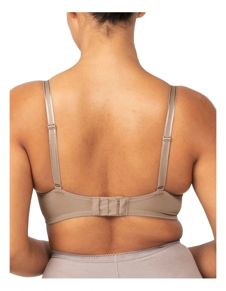 Sheer Minimiser Bra in Mocca | Myer