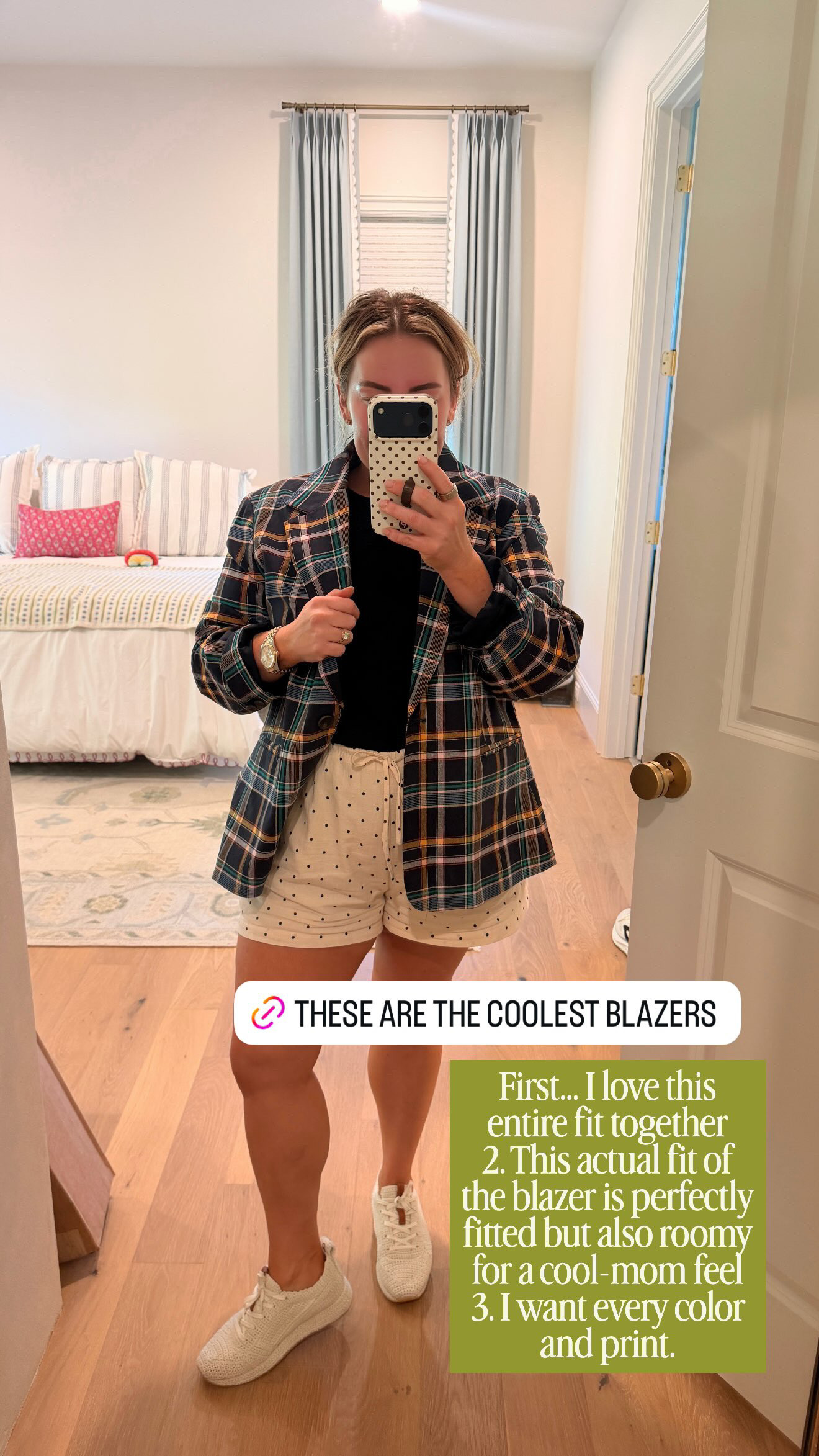 This blazer has the absolute most perfect fit! It's fitted but also roomy!

#LTKgrwm #LTKootd #LTKmomlife