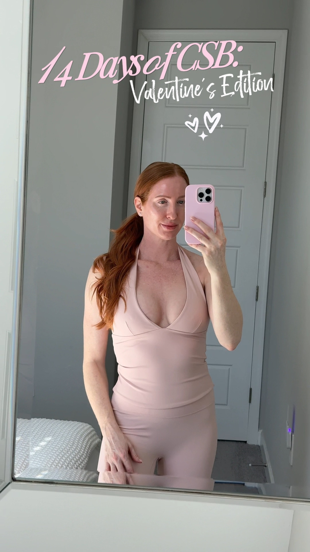 Day 9: Making me blush ☺️
14 days of CSB Valentine’s Edition 💘

Freedom Halter Tank  & Freedom Leggings
 
#csb #activewear #gymfit #pinkset #pink #workoutset 

#LTKootd #LTKfitnessgoals #LTKValentine