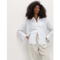 M&S Pure Linen Shirt White | Marks & Spencer (UK)