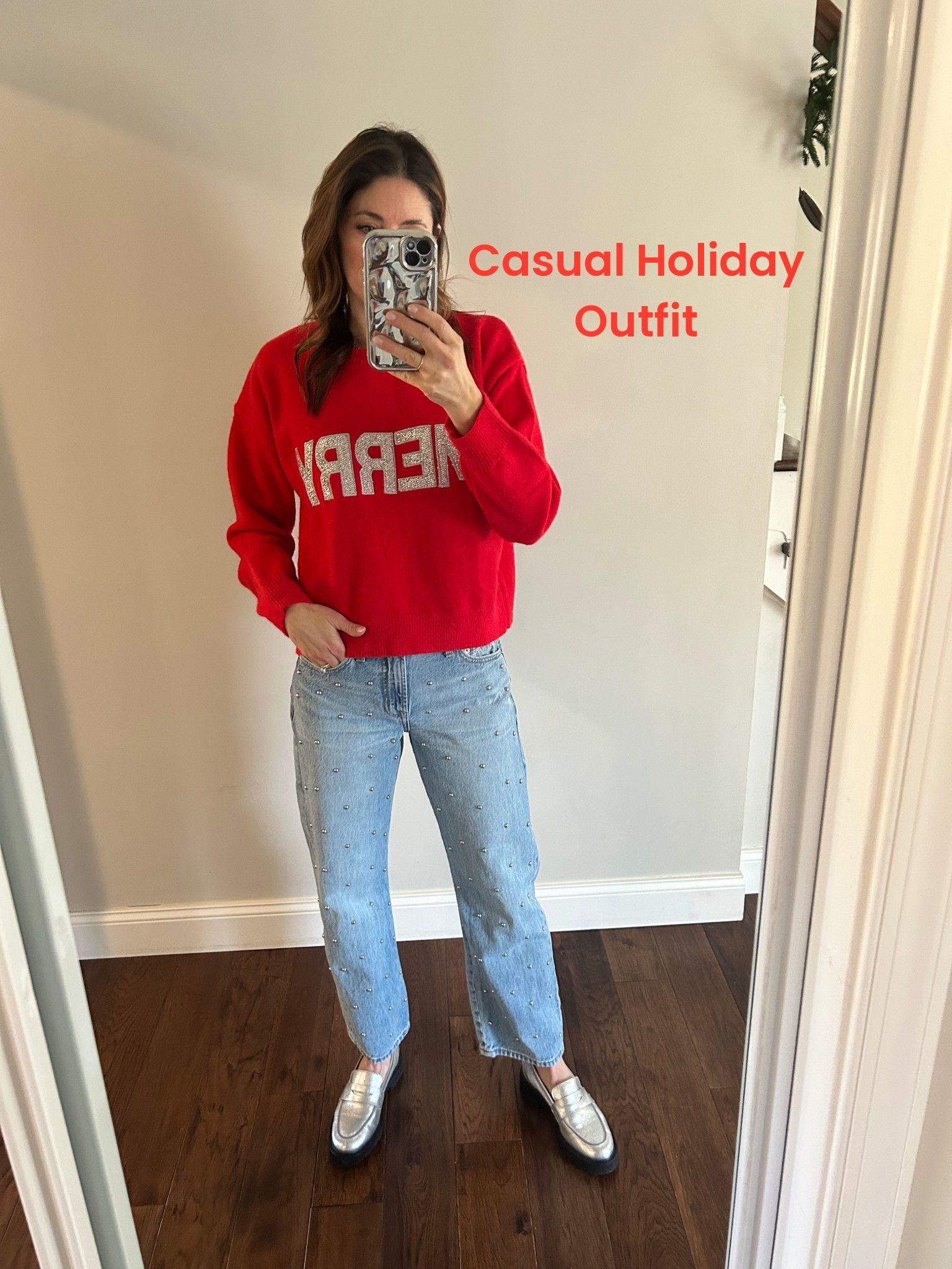 Easy casual holiday outfit! #holidayoutfit 

#LTKHoliday #LTKgrwm