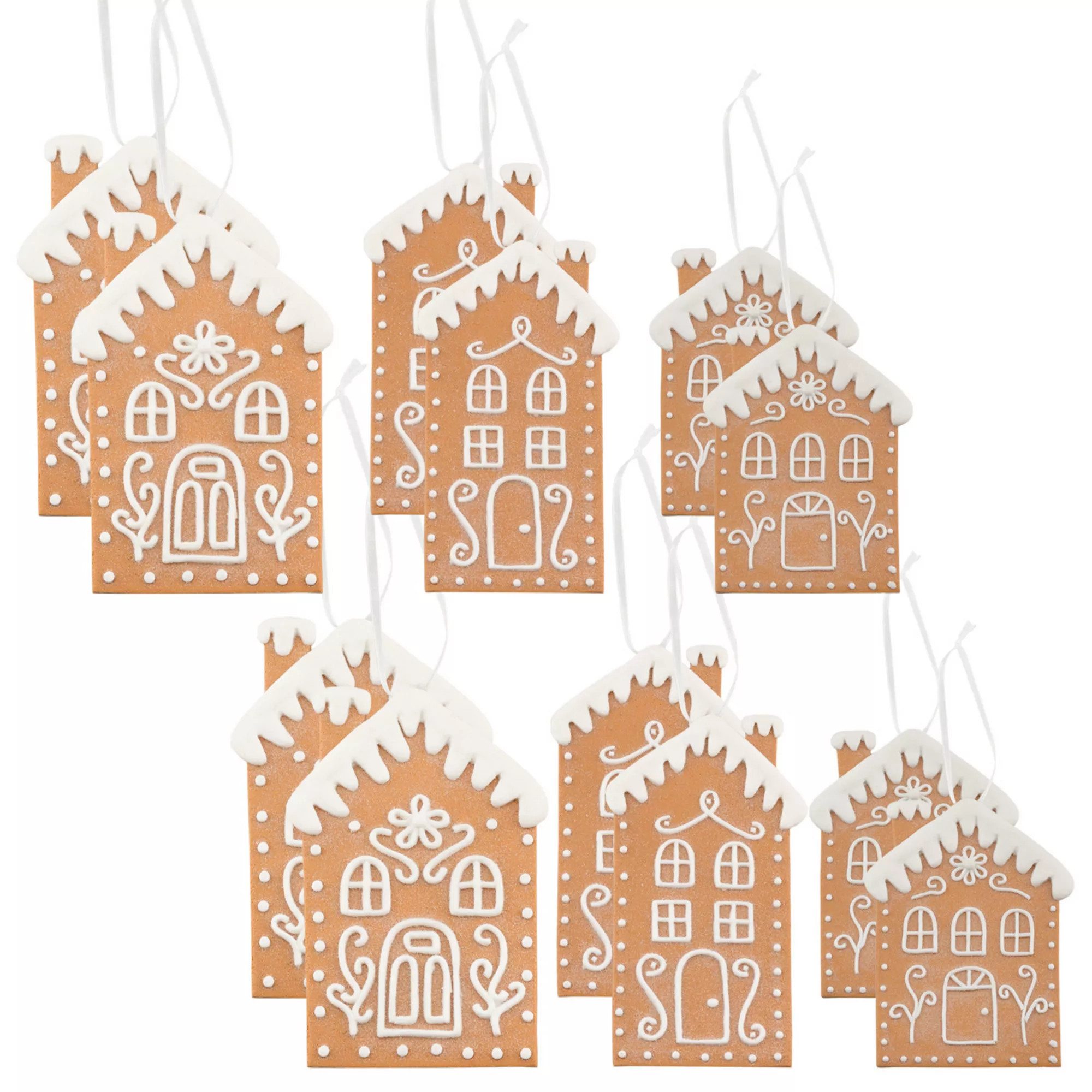 Gingerbread House Christmas Ornaments (Set of 12) | Kohl's
