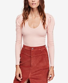 Cozy Up With Me Ruched Bodysuit | Macys (US)