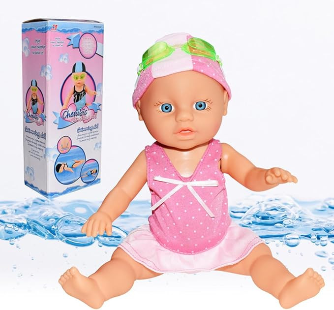 Swimming Baby Toy,2026 New Upgraded Waterproof Swimmer Toy,Electric Water Baby Toy, Backstroke Sw... | Amazon (US)
