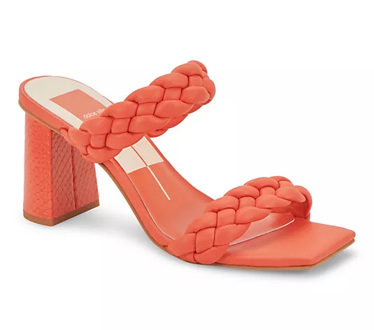 Dolce Vita Braided Heeled Sandals - Paily | QVC