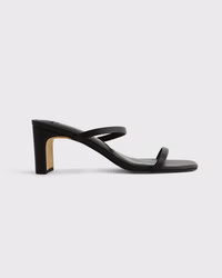 Double-Strap Block Heels | Abercrombie & Fitch (US)