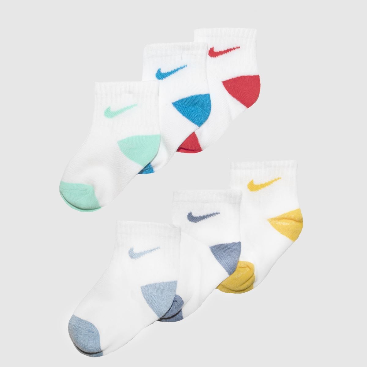 Multi Nike Baby Pop Ankle Socks 6 Pack Socks | schuh | Schuh