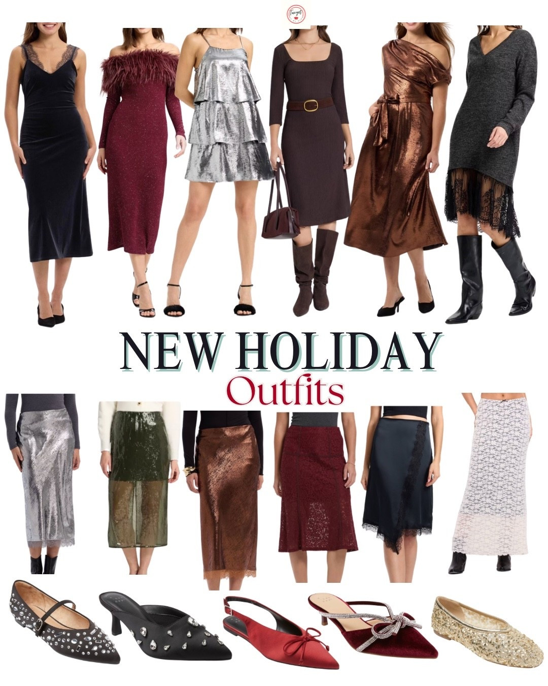 New Holiday Outfit Ideas Target Style Dresses, Skirts, and Heels #target #holidaydresses #newattarget #christmasparty 

#LTKHoliday #LTKFindsUnder50 #LTKGiftGuide