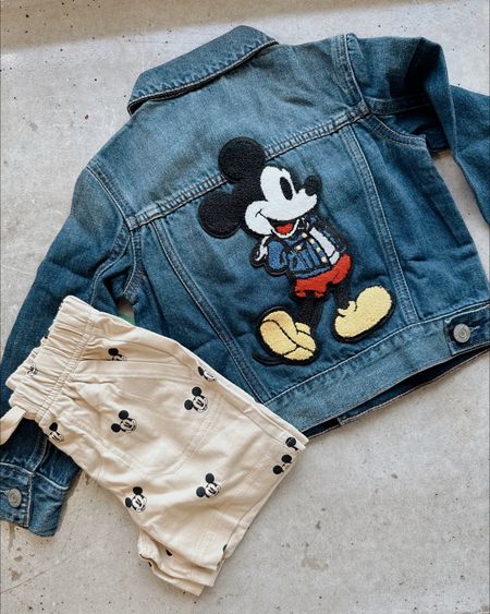 Some new Mickey items in for Disney. Had to grab this denim jacket for cooler evenings 🤍🤍 love the little shorts, too!

The gap, baby gap, Mickey finds, Disneyworld 

#LTKkids