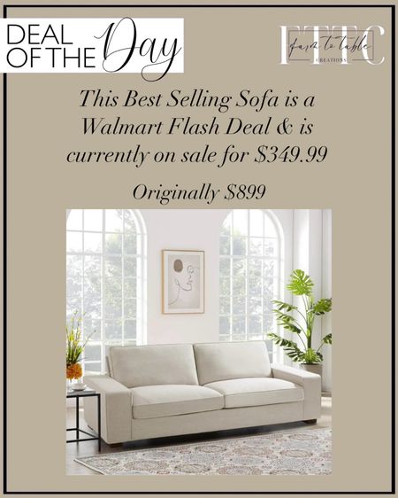 Deal of the Day. Follow @farmtotablecreations on Instagram for more inspiration.

This Best Selling Modern Loveseat Sofa for Living Room from Walmart is a steal at this price. Great reviews and great price point  



#LTKStyleTip #LTKSaleAlert #LTKHome