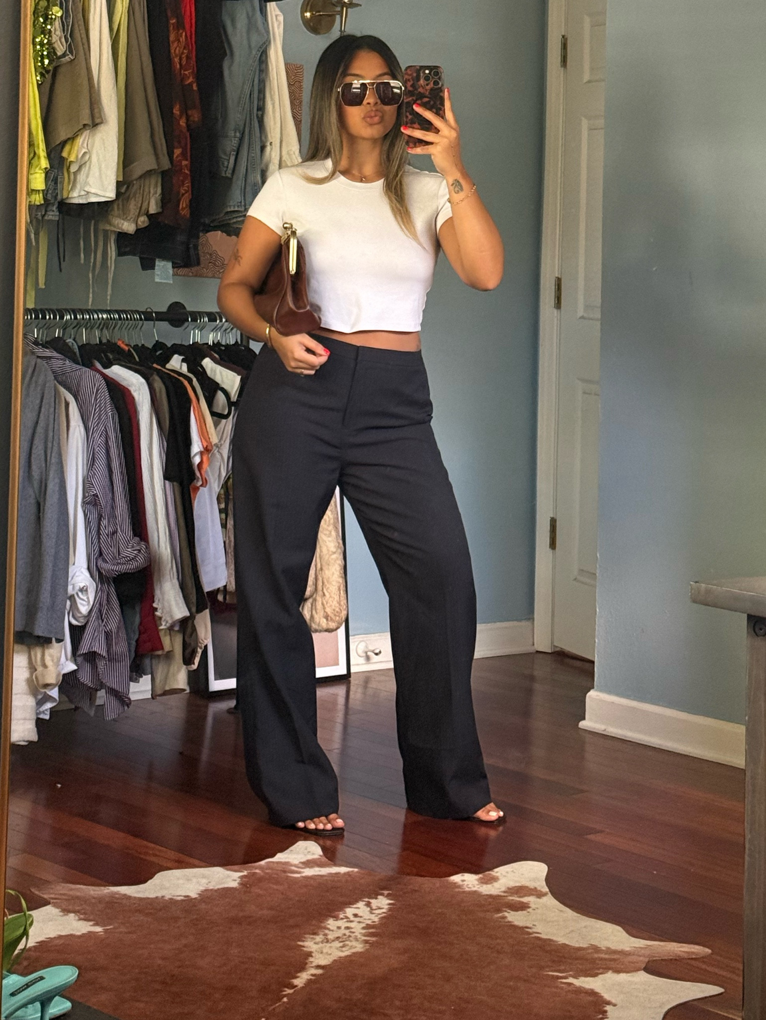 pants & bag are thrifted! 