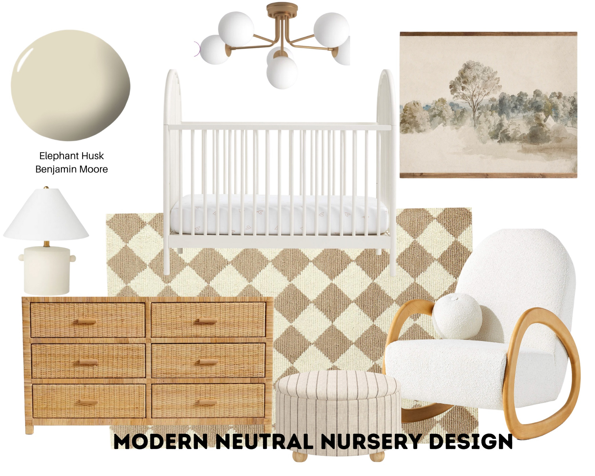 Modern Neutral Nursery 

#LTKbaby #LTKfamily #LTKbump
