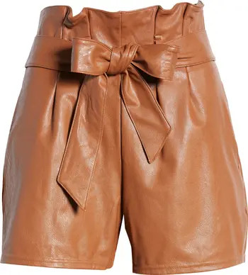 Commando High Waist Faux Leather Paperbag Shorts | Nordstrom | Nordstrom