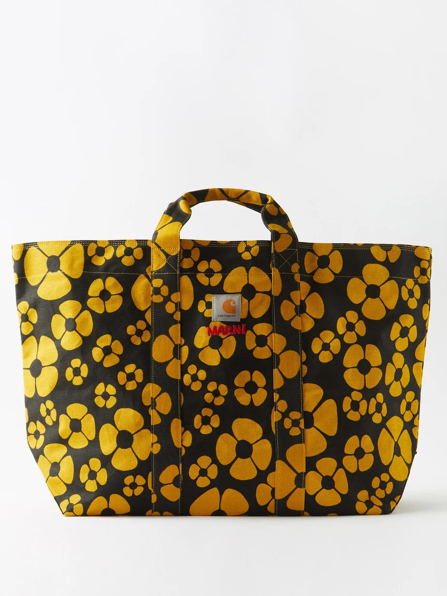 X Carhartt WIP floral-print canvas tote bag | Matches (APAC)