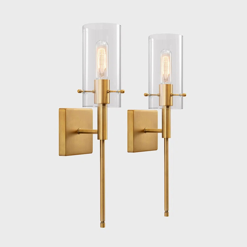 Iron Dimmable Wall Sconce Set | Wayfair North America