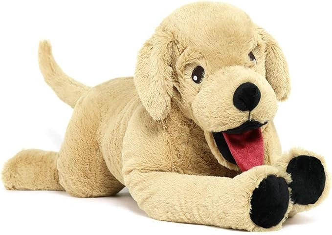 Lanmore Dog Stuffed Animal Large Puppy Plush Golden Retriever Hugging Pillow for Kids Girlfriend ... | Amazon (US)