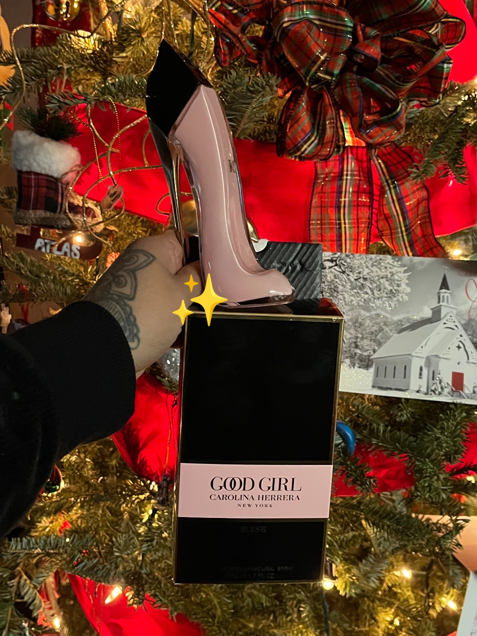 Good Girl Blush: juicy bergamot, romantic peony, & cozy vanilla — the perfect fragrance under the tree. ✨😊 My favorite scent this season 

#LTKGiftGuide #LTKSeasonal