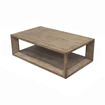 Torello Reclaimed Pine Coffee Table, Antique Natural | Wayfair North America