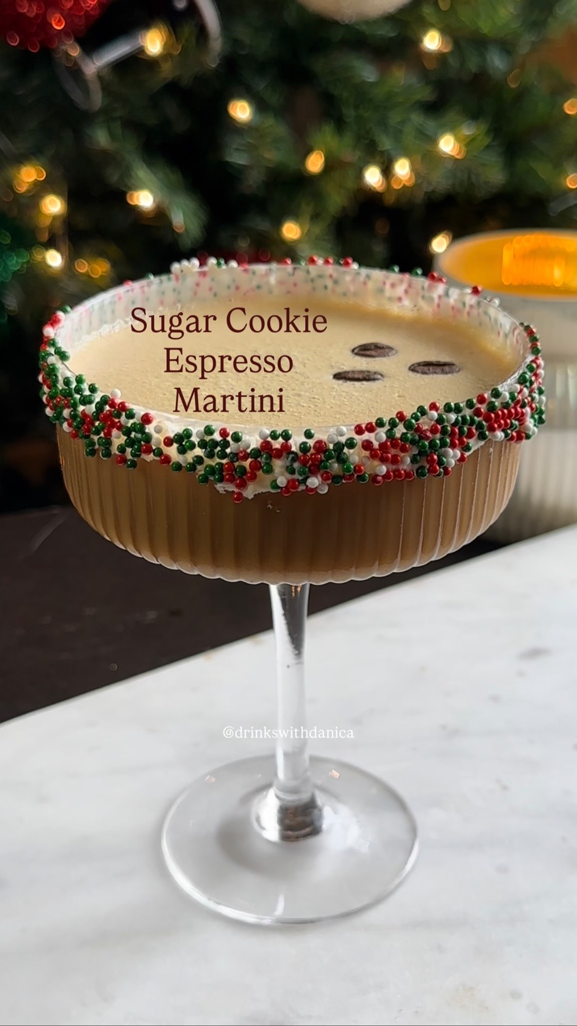 Sugar Cookie Espresso Martini

Follow me on Instagram and TikTok @drinkswithdanica for this recipe and more 