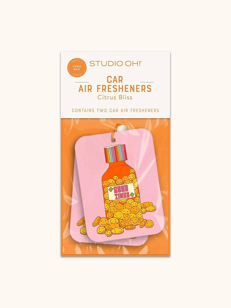 Studio Oh! Car Air Fresheners - Pack of 2 Scented Hanging Car Odor Eliminator - Unique Design wit... | Amazon (US)