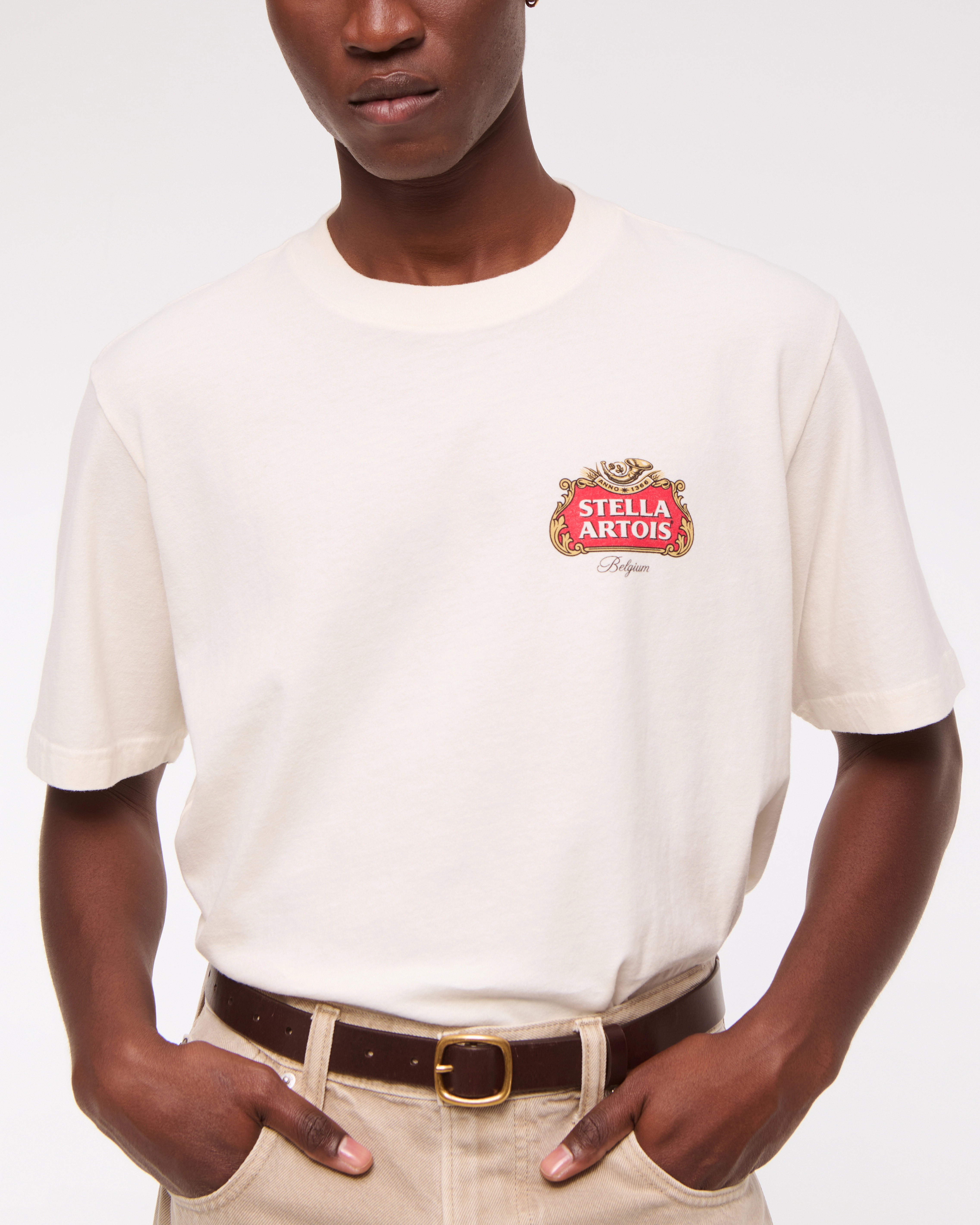 Stella Artois Vintage-Inspired Graphic Tee | Abercrombie & Fitch (US)