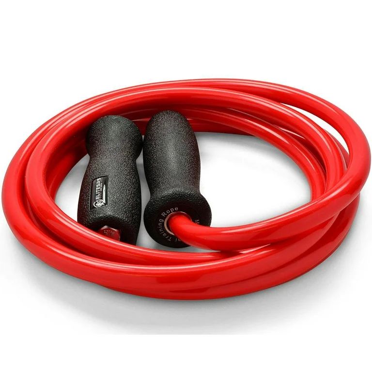 Elite SRS, Muay Thai 2.0 Weighted Jump Rope - Heavy 1.5lb PVC Drag Rope (9ft Red) | Walmart (US)