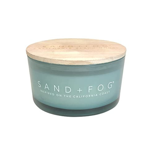 Sand + Fog Scented Candle- California Beach House -Additional Scents and Sizes–100% Cotton Lead-Free Wick-Luxury Air Freshening Jar Candles-Perfect Home Décor for Cocktail Table– 23oz | Amazon (US)