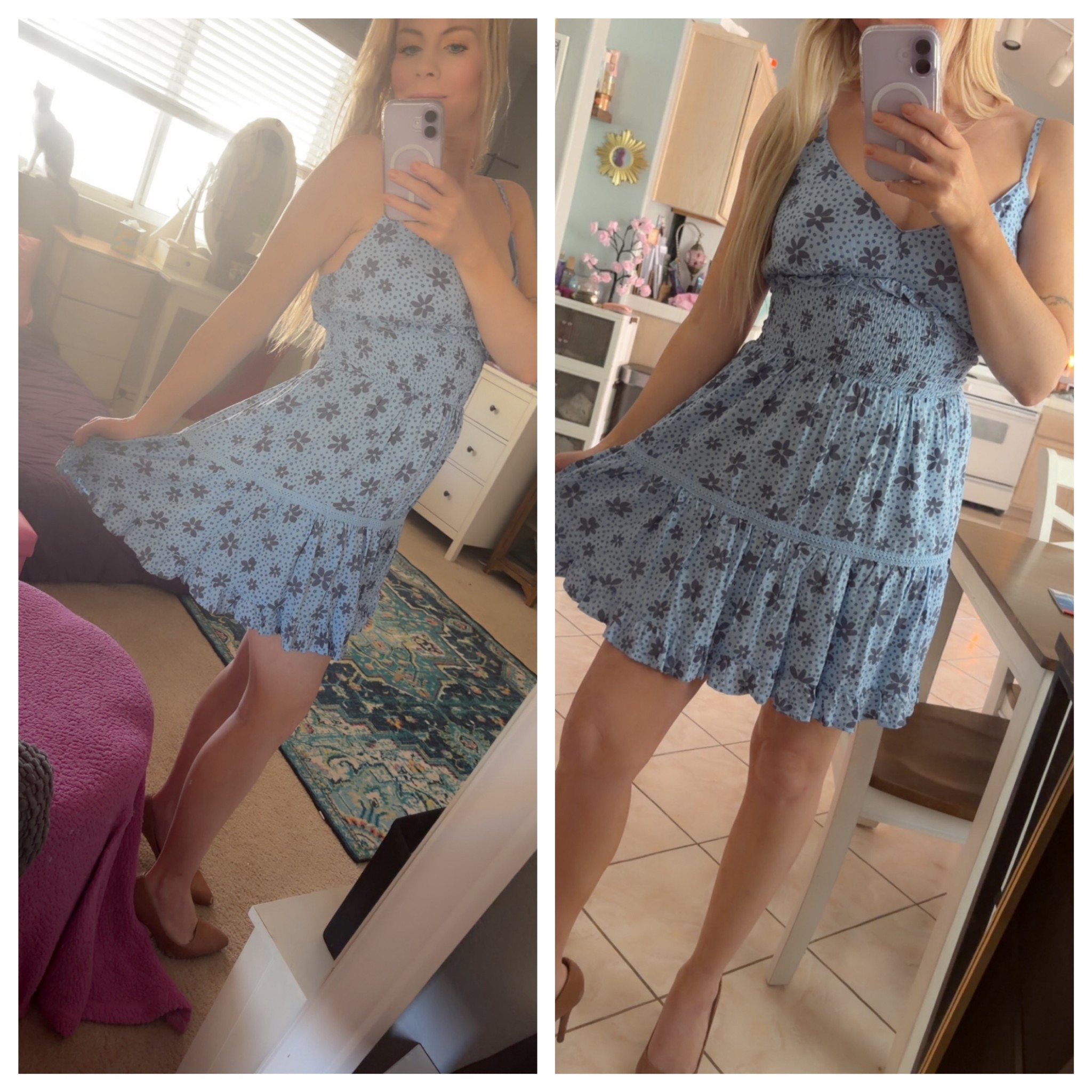 Walmart no boundaries spring floral dress perfect for Easter 🌸for reference I’m 5ft2 125lbs wearing size medium 💗

#LTKootd #LTKmomlife #LTKSaleAlert