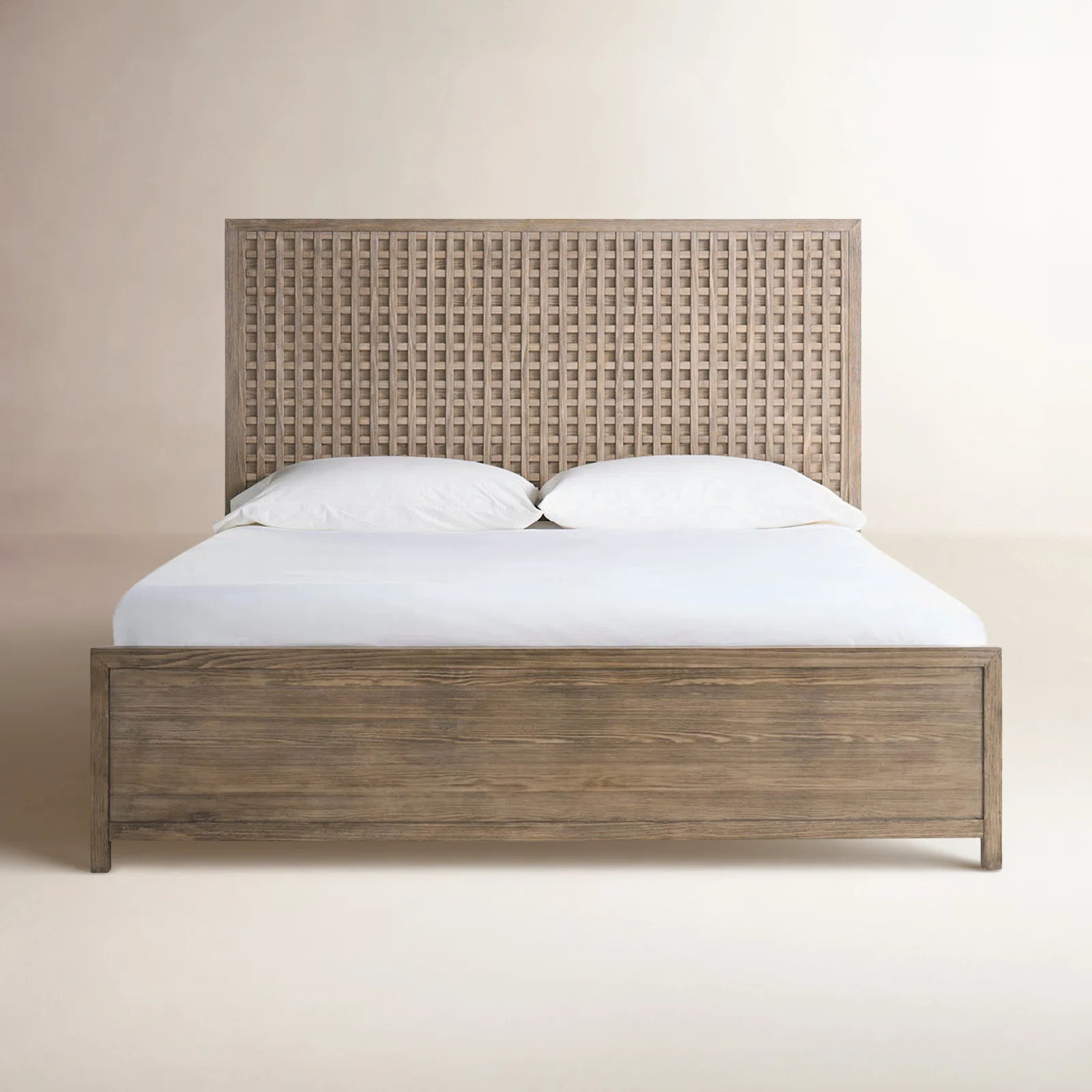 Baxley Standard Oak Bed | Birch Lane