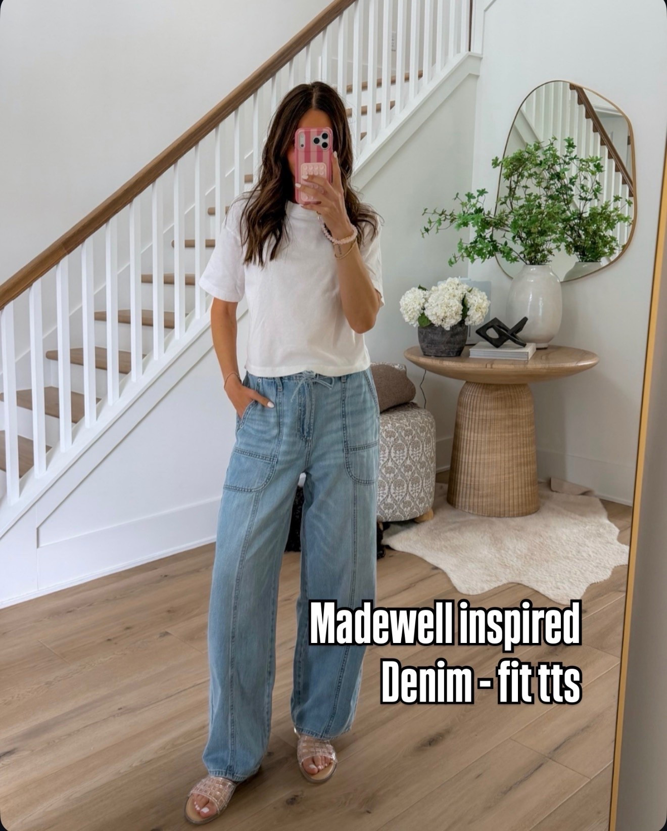 These Madewell inspired jeans are such a good find! I love the relaxed wide leg fit, the front patch pockets, and how easy they are to style with everything from basic tees to sweaters. They look so much more expensive than they are and have quickly become a favorite in my closet.

Wide leg jeans, Madewell inspired denim, Denim outfit ideas, Casual everyday style, Summer denim, Patch pocket jeans, Affordable fashion finds, Relaxed fit jeans, Everyday outfit, Neutral wardrobe staples, Trending denim, Casual chic style, annabrstyle

#LTKOver40 #LTKootd #LTKSeasonal