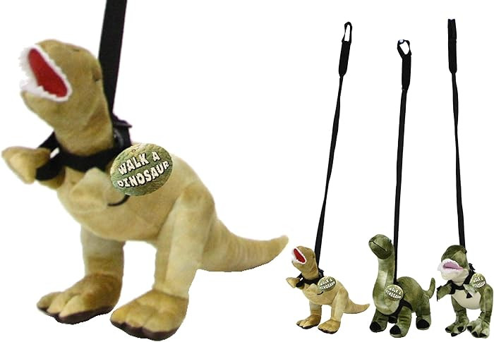 KandyToys TY7863 Plush Dinosaur with Detatchable Lead | Assorted Designs | Amazon (UK)