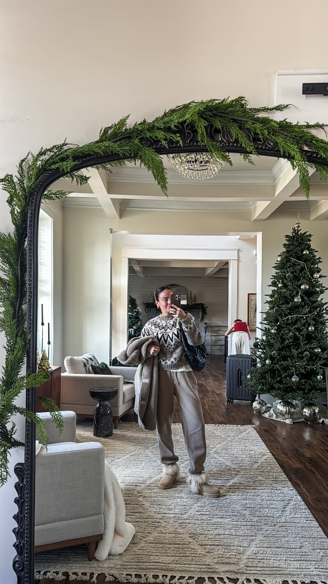 Cozy winter ootd! In small sweats XS sweater 

#LTKHoliday #LTKFindsUnder50 #LTKFindsUnder100