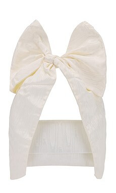 Loeffler Randall Ramona Bow Shoulder Bag in Cream from Revolve.com | Revolve Clothing (Global)