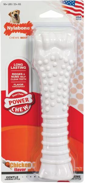 NYLABONE Power Chew Durable Dog Toy Chicken, X-Large  - Chewy.com | Chewy.com