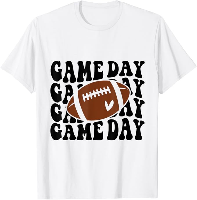 Game Day Football Retro T-Shirt | Amazon (US)